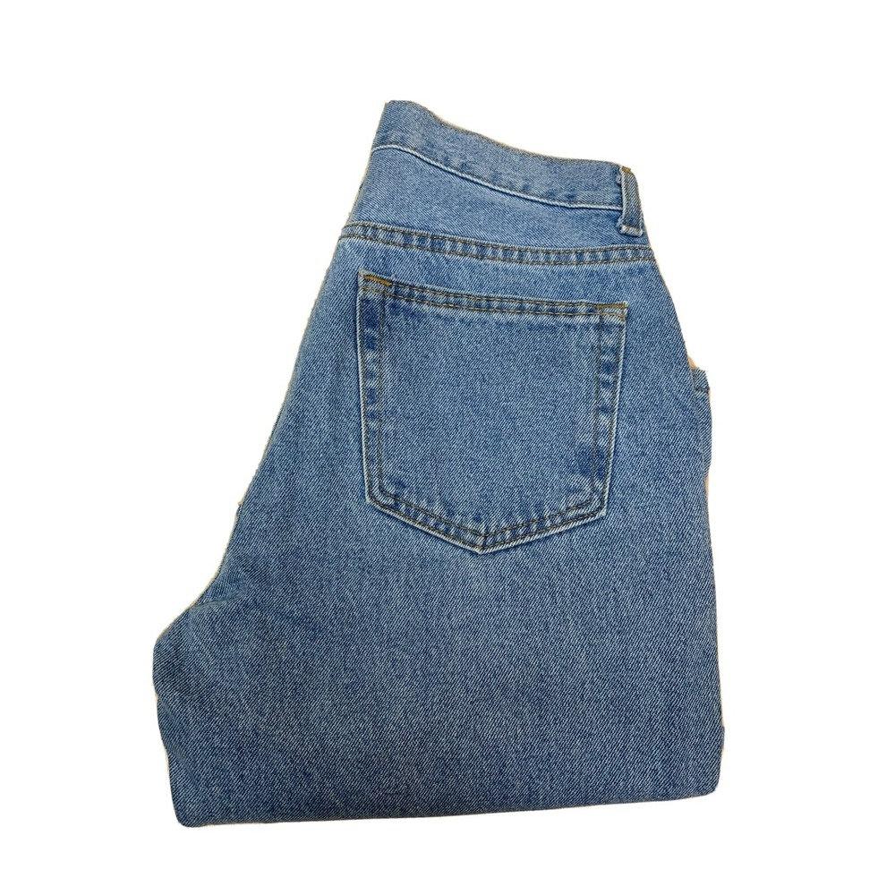 George Jeans Men's 29x30 Regular‎ Fit Stone Wash Straight Leg blue Denim